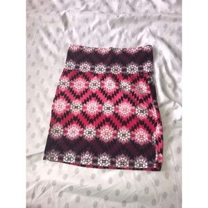 Tribal Print Skirt